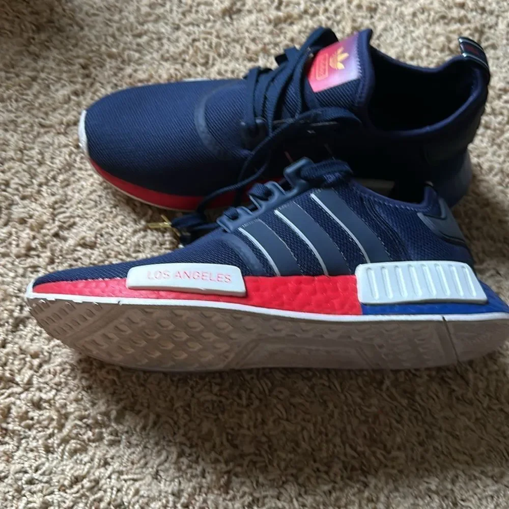 adidas |  NMD R1 United By Sneakers Los Angeles in Blue | 10